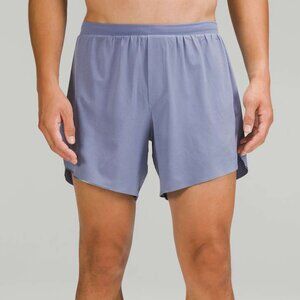 Lululemon Men's Fast and Free Lined Short 6" - L Peri Purple